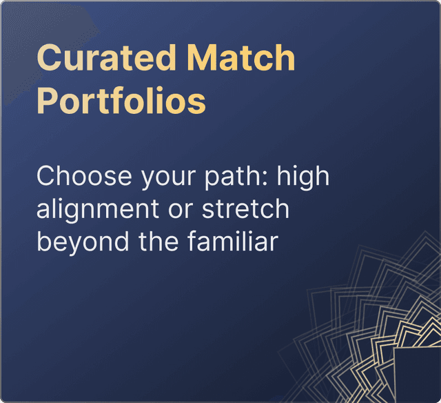 Curated Match Portfolios