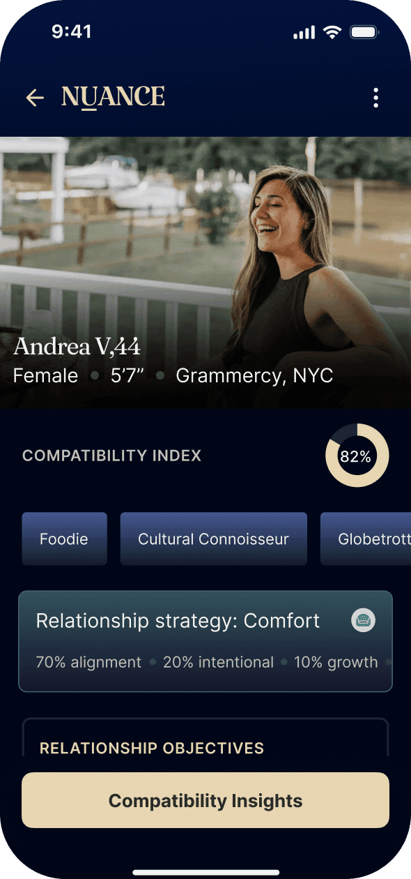 Nuanced connections, for those as discerning as we are
